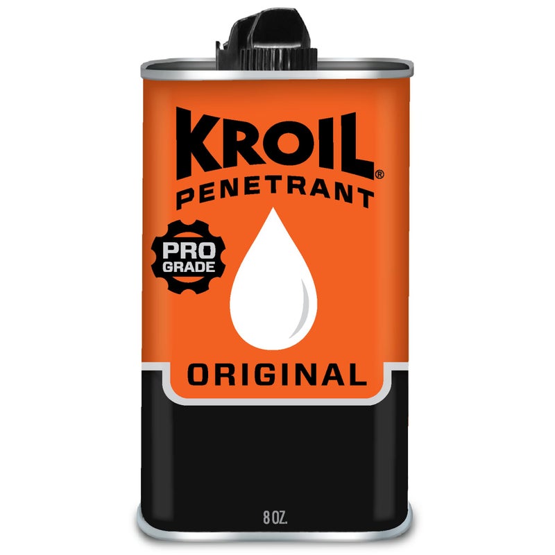 Kroil Original Penetrant - Rust Penetrating Lubricant - Corrosion Inhibitor Oil for Chains, Hinges & Stuck Metal Parts - Home & Industrial Use - Drip Can - 8 oz - 1 Pack (KL081) - Image 1